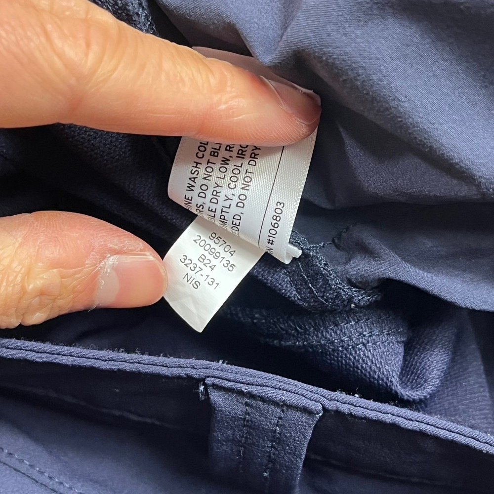 Duluth Trading Co Flexpedition Bootcut Pants Navy Blue 14x33 Hiking Work 95704 - Picture 5 of 13